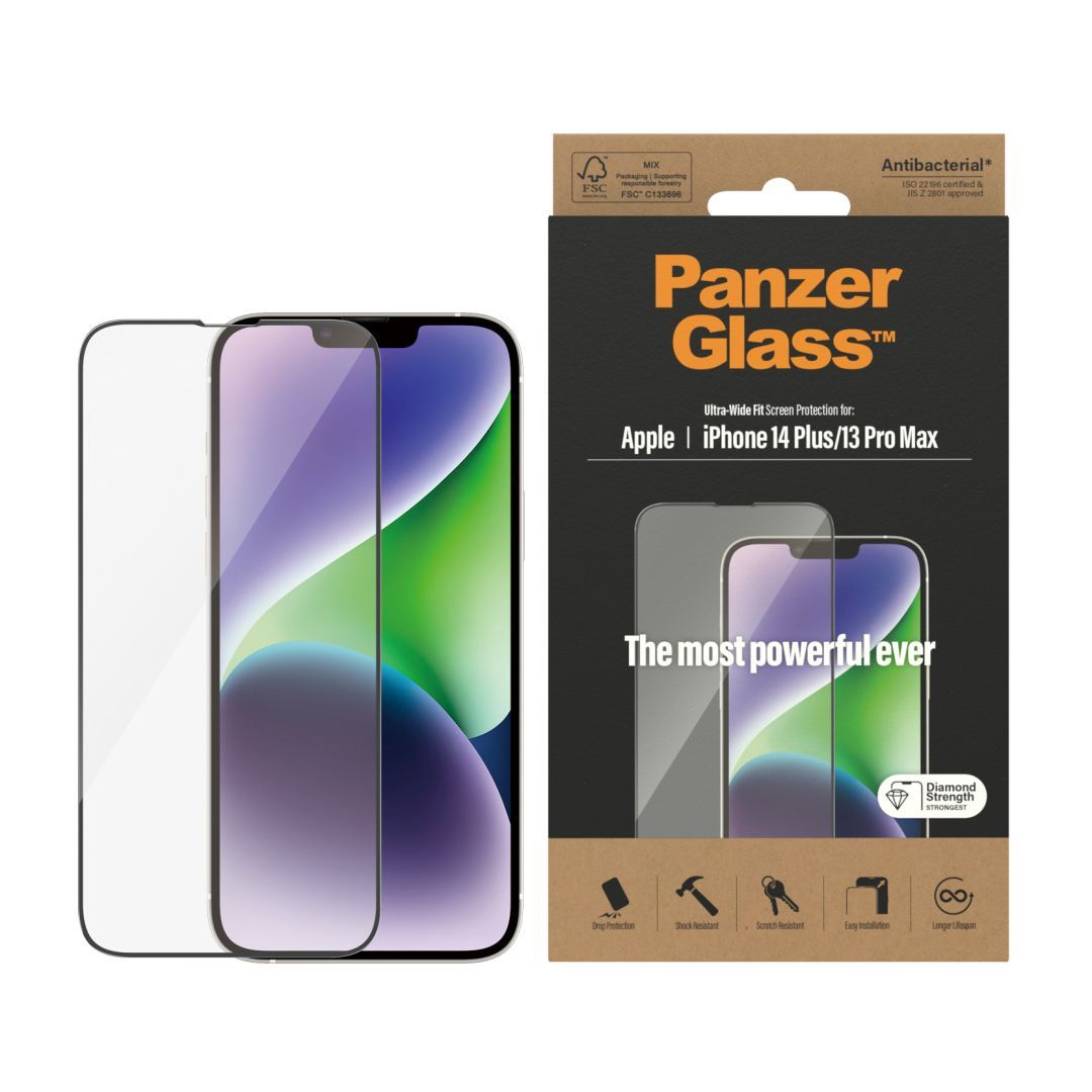 PanzerGlass Apple iPhone 14 Plus/13 Pro Max képernyővédő fólia PanzerGlass Apple iPhone 14 Plus/13 Pro Max képernyővédő fólia