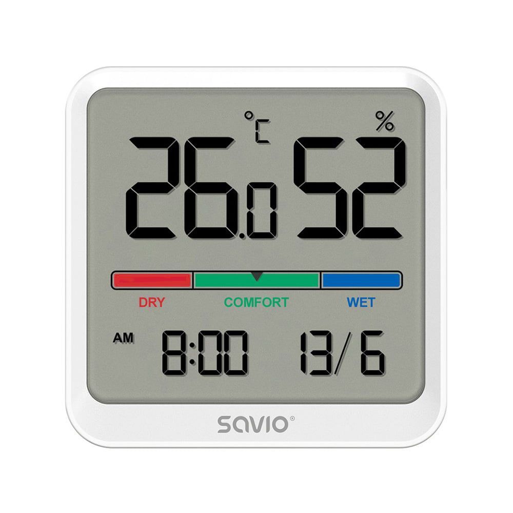 Savio CT-01 Temperature and Humidity Sensor White Savio CT-01 Temperature and Humidity Sensor White