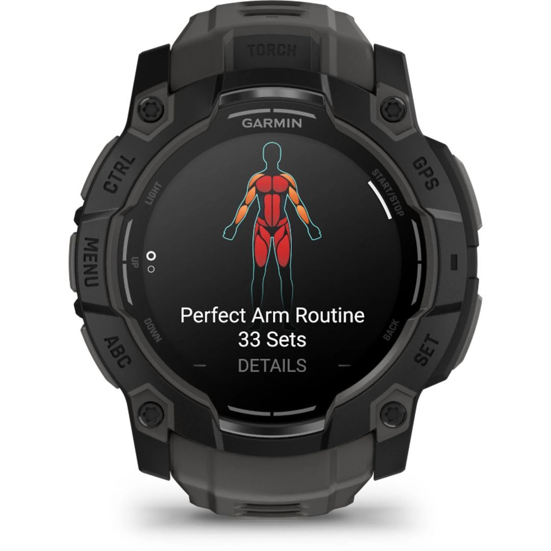 Garmin Instinct 3 50mm AMOLED Black with Charcoal Band Garmin Instinct 3 50mm AMOLED Black with Charcoal Band