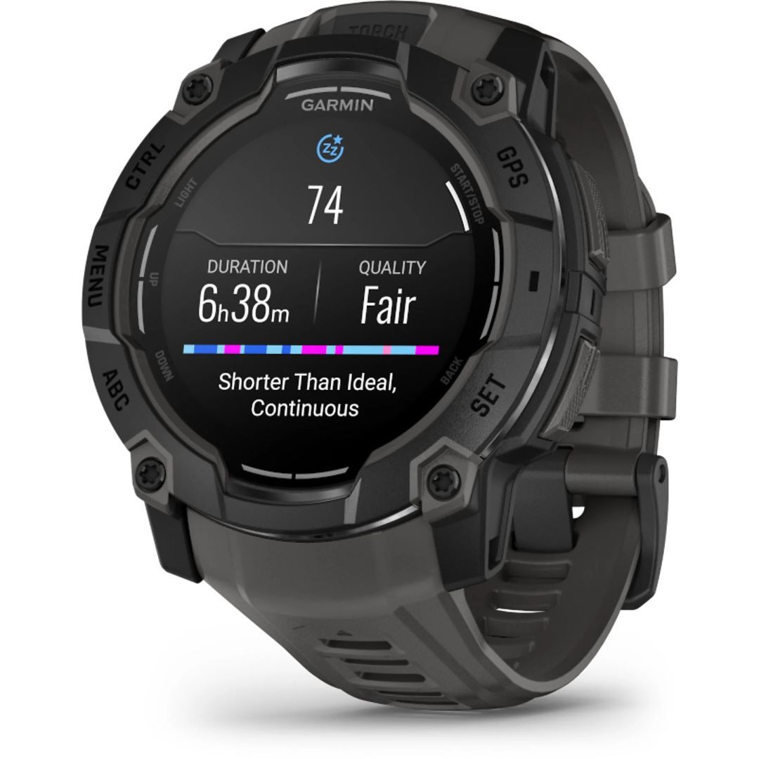 Garmin Instinct 3 50mm AMOLED Black with Charcoal Band Garmin Instinct 3 50mm AMOLED Black with Charcoal Band