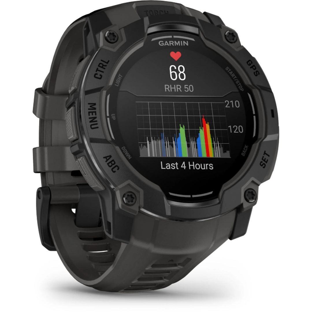 Garmin Instinct 3 50mm AMOLED Black with Charcoal Band Garmin Instinct 3 50mm AMOLED Black with Charcoal Band