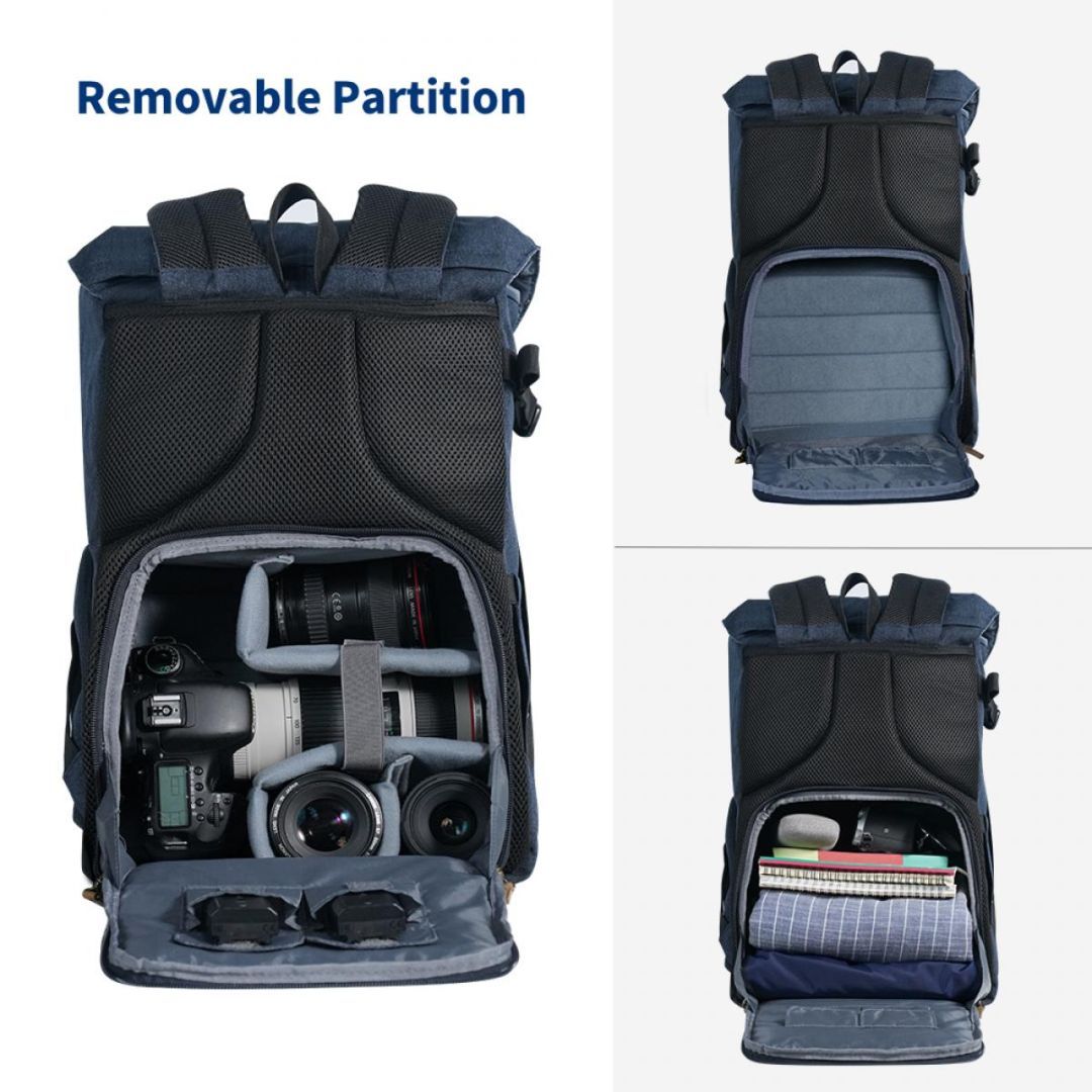 K&F Concept Multifunctional Camera Backpack 17L 15,6" Blue K&F Concept Multifunctional Camera Backpack 17L 15,6" Blue