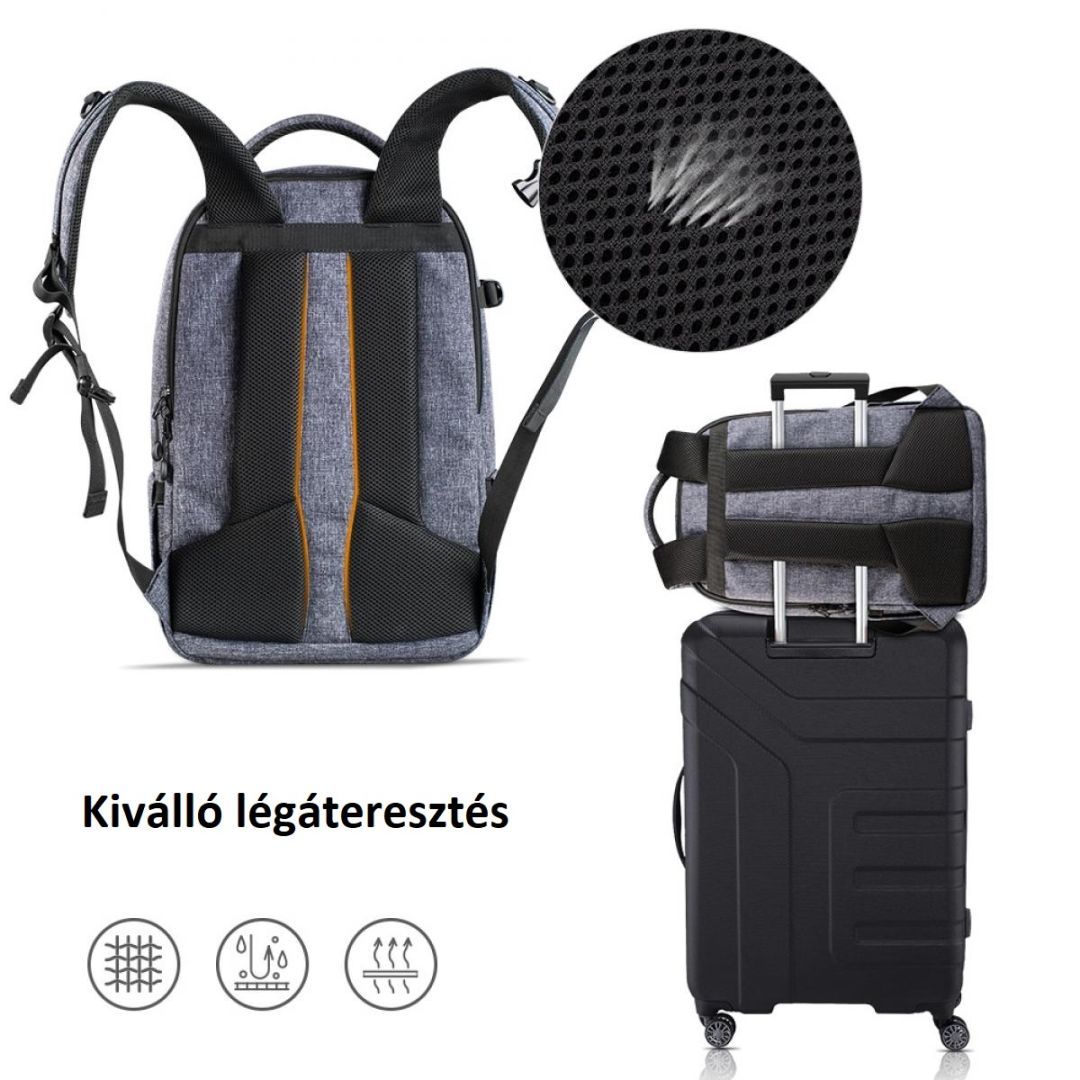 K&F Concept Camera Backpack 15L DSLR/SLR Black/Grey K&F Concept Camera Backpack 15L DSLR/SLR Black/Grey