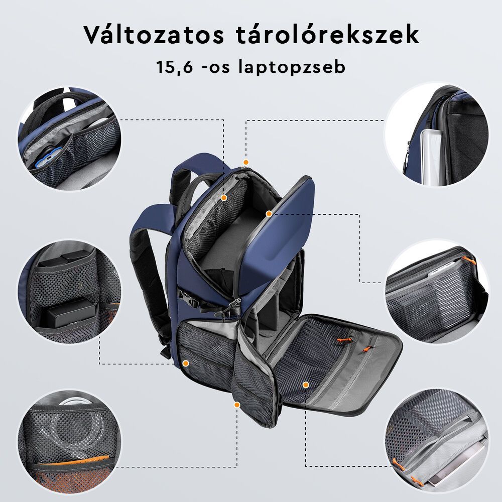 K&F Concept Camera Backpack 20L Blue K&F Concept Camera Backpack 20L Blue