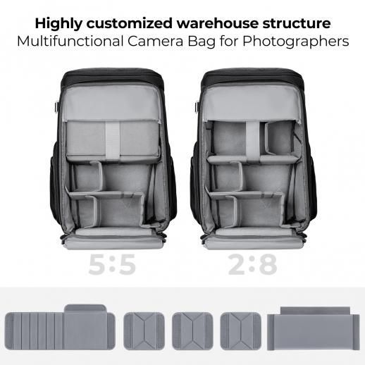 K&F Concept Camera Alpha Backpack Air 25L Grey K&F Concept Camera Alpha Backpack Air 25L Grey