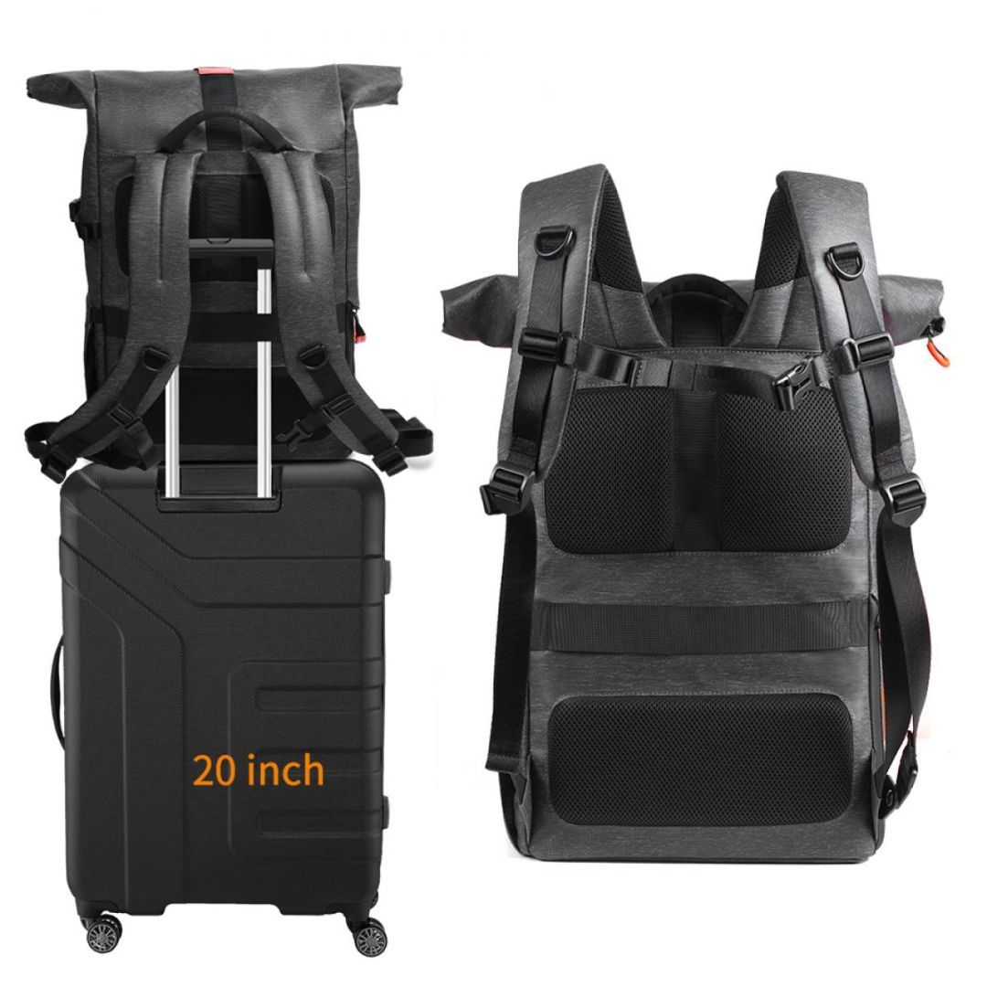K&F Concept 2-in-1 Camera Backpack Travel 15,6" 20L Waterproof Black K&F Concept 2-in-1 Camera Backpack Travel 15,6" 20L Waterproof Black