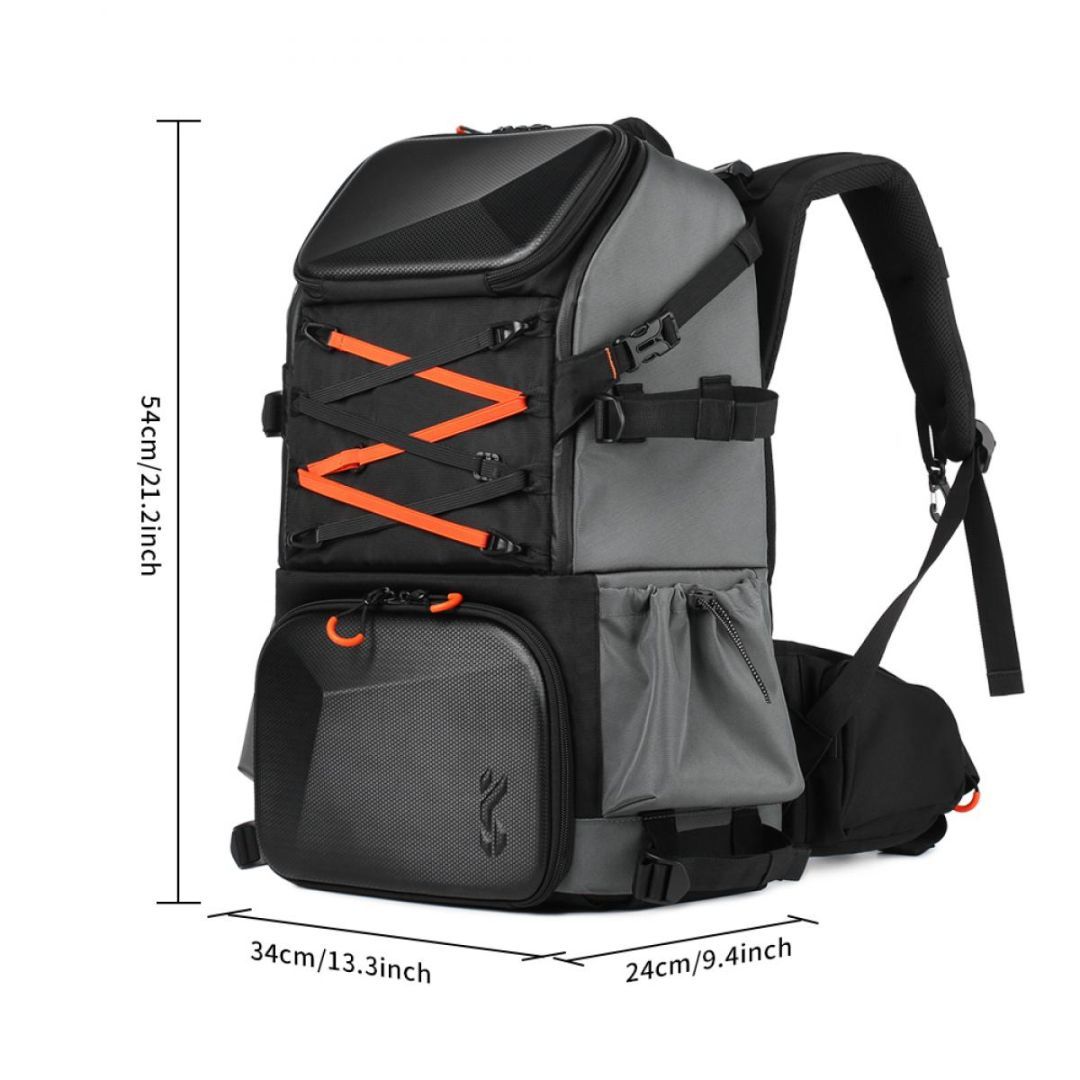 K&F Concept Pro Large Camera Backpack 17" 32L Waterproof Black/Orange K&F Concept Pro Large Camera Backpack 17" 32L Waterproof Black/Orange