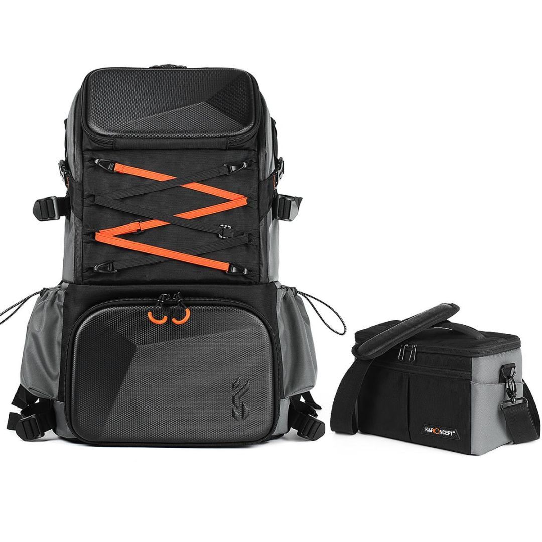 K&F Concept Pro Large Camera Backpack 17" 32L Waterproof Black/Orange K&F Concept Pro Large Camera Backpack 17" 32L Waterproof Black/Orange