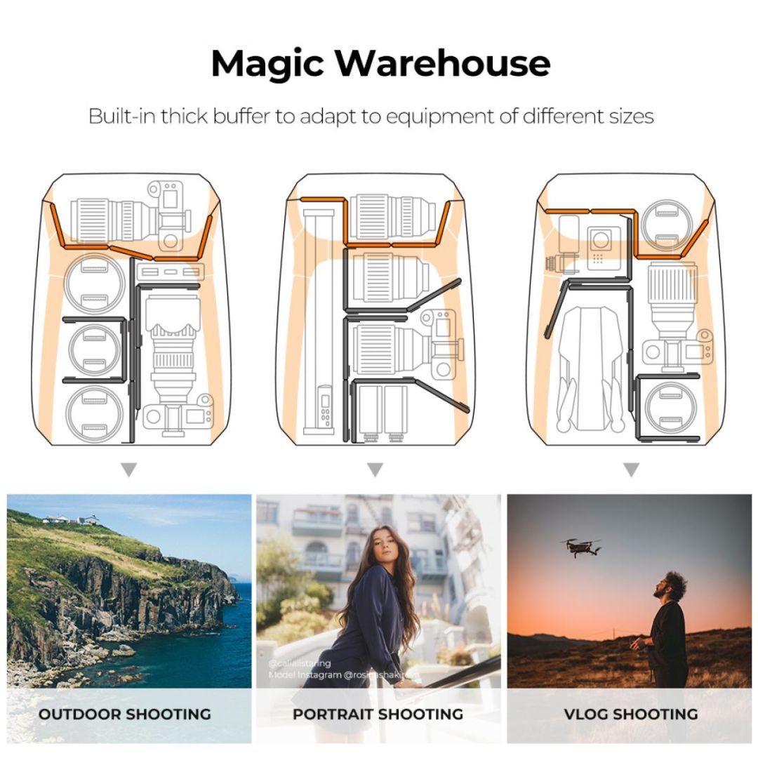 K&F Concept Alpha Camera Backpack 25L Waterproof 15,6" Grey K&F Concept Alpha Camera Backpack 25L Waterproof 15,6" Grey