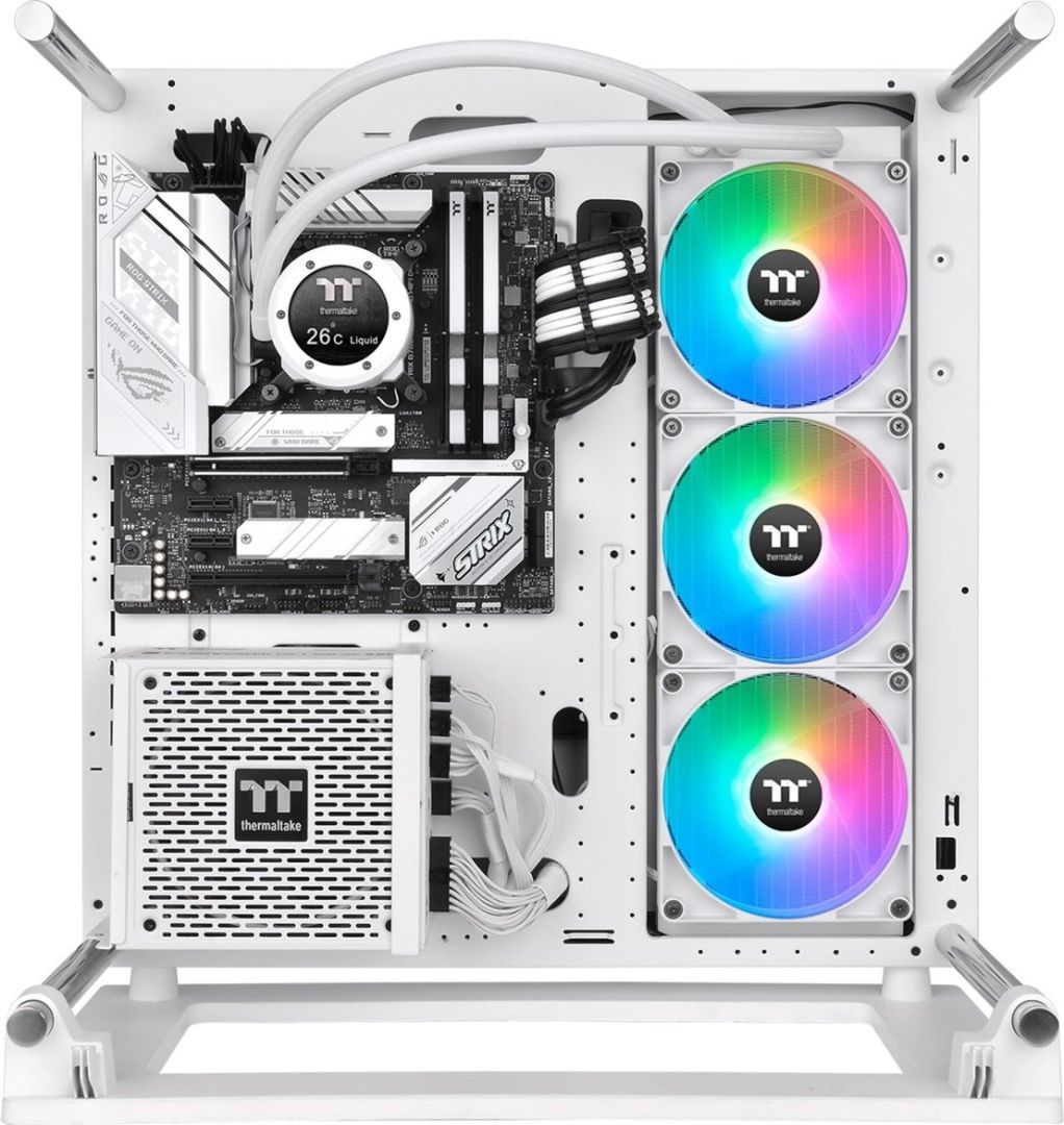 Thermaltake TH420 V2 Ultra ARGB Sync All In One Liquid Cooler Snow Edition Thermaltake TH420 V2 Ultra ARGB Sync All In One Liquid Cooler Snow Edition