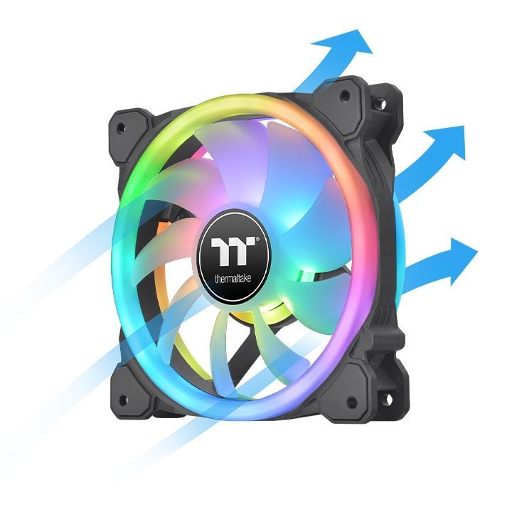Thermaltake SWAFAN 14 RGB Radiator Fan (3-Fan Pack) Thermaltake SWAFAN 14 RGB Radiator Fan (3-Fan Pack)