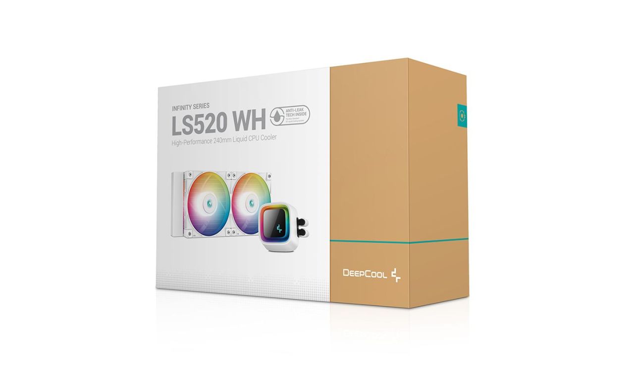 DeepCool LS520 WH A-RGB CPU Cooler White DeepCool LS520 WH A-RGB CPU Cooler White