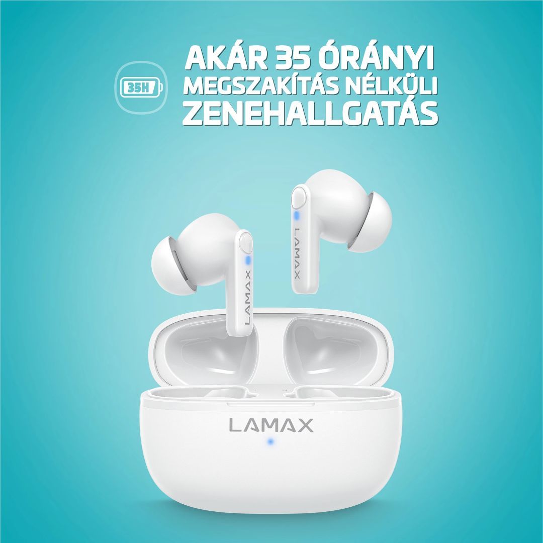 Lamax Clips1 Play Bluetooth Headset White Lamax Clips1 Play Bluetooth Headset White