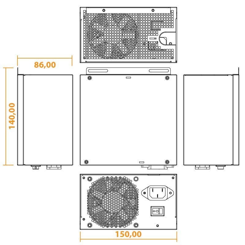 Seasonic 500W 80+ Bronze SSP-500ES2 Bulk