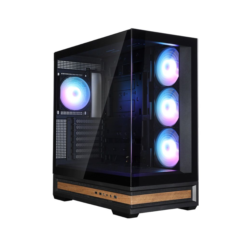 Zalman P40 NAMU RGB Tempered Glass Black