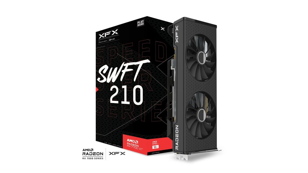 XFX RX7700 XT 12GB DDR6 Speedster SWFT 210 Core Edition