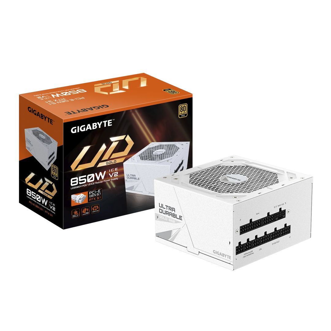 Gigabyte 850W 80+ Gold UD850GM PG5 V2 ICE Gigabyte 850W 80+ Gold UD850GM PG5 V2 ICE