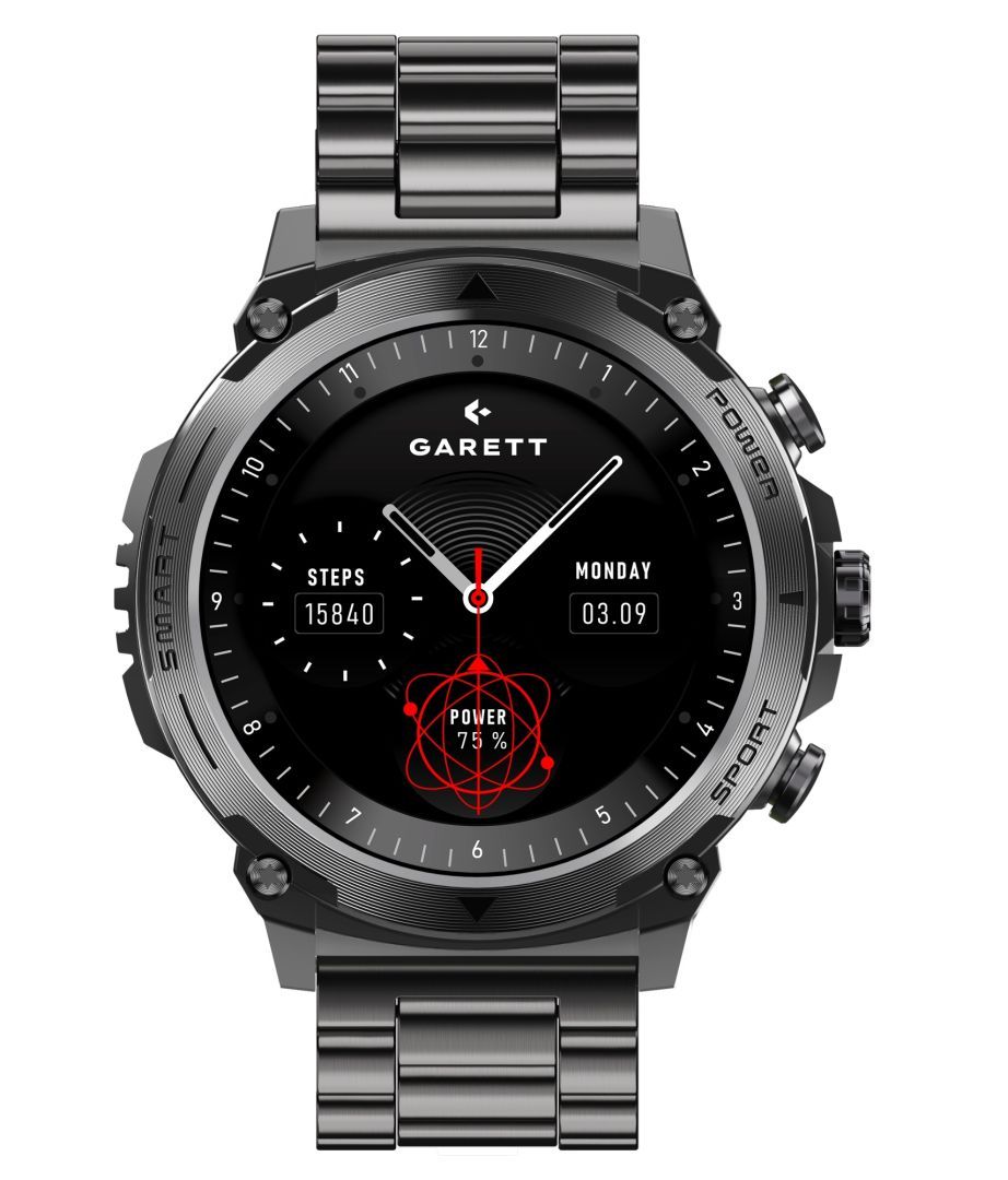 GARETT Atom Smartwatch Black Steel GARETT Atom Smartwatch Black Steel