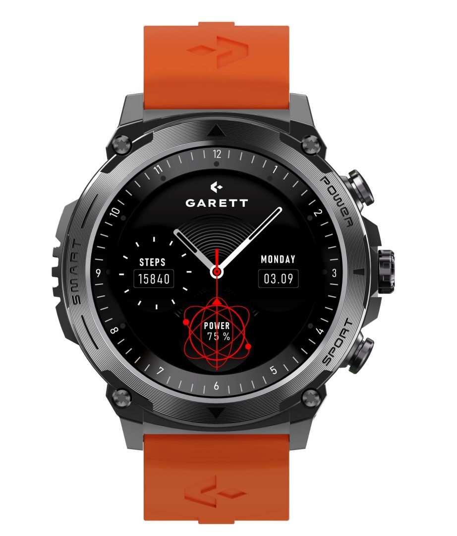 GARETT Atom Smartwatch Black Steel GARETT Atom Smartwatch Black Steel