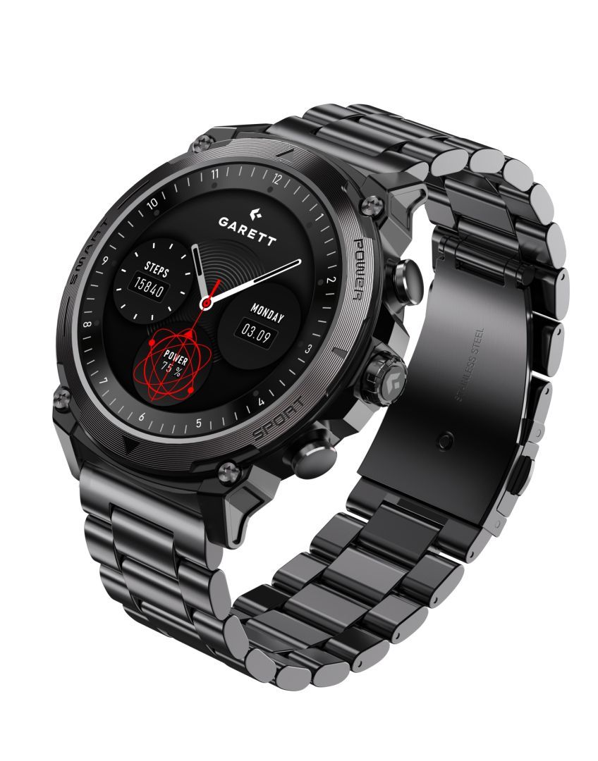 GARETT Atom Smartwatch Black Steel GARETT Atom Smartwatch Black Steel