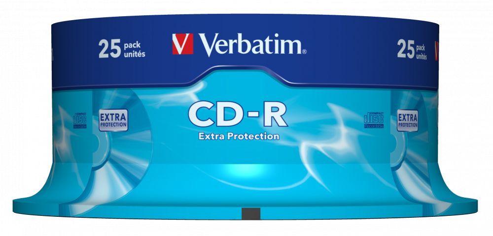 Verbatim DataLife CD-R 80 52x 25db/henger (25-ös címke) Verbatim DataLife CD-R 80 52x 25db/henger (25-ös címke)