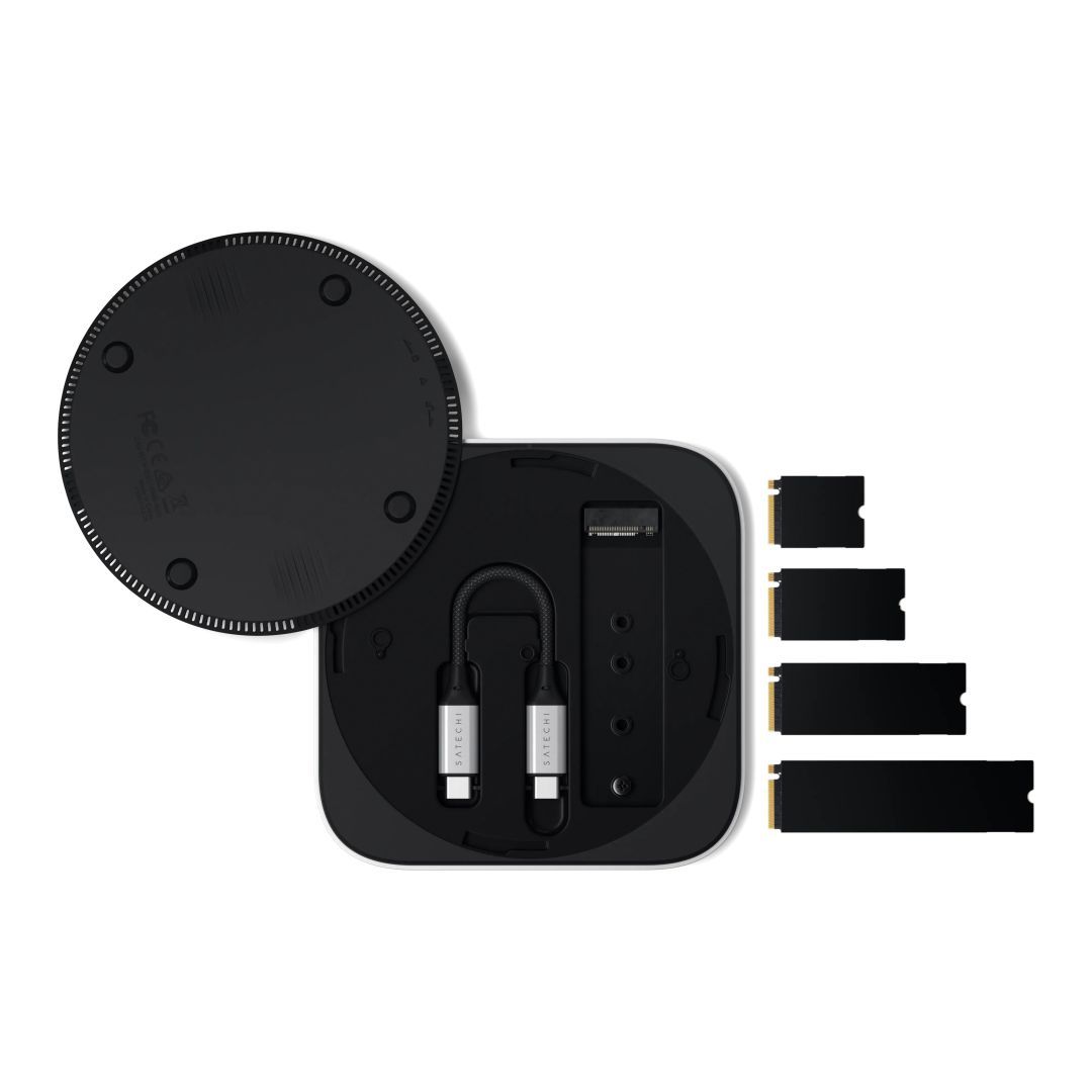 Satechi USB4 Slim NVMe SSD Enclosure Grey Satechi USB4 Slim NVMe SSD Enclosure Grey