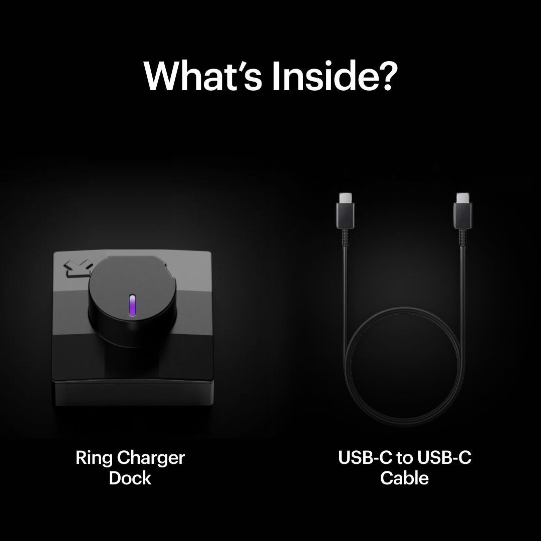 Ultrahuman Ring Charging Dock Size 8 Black