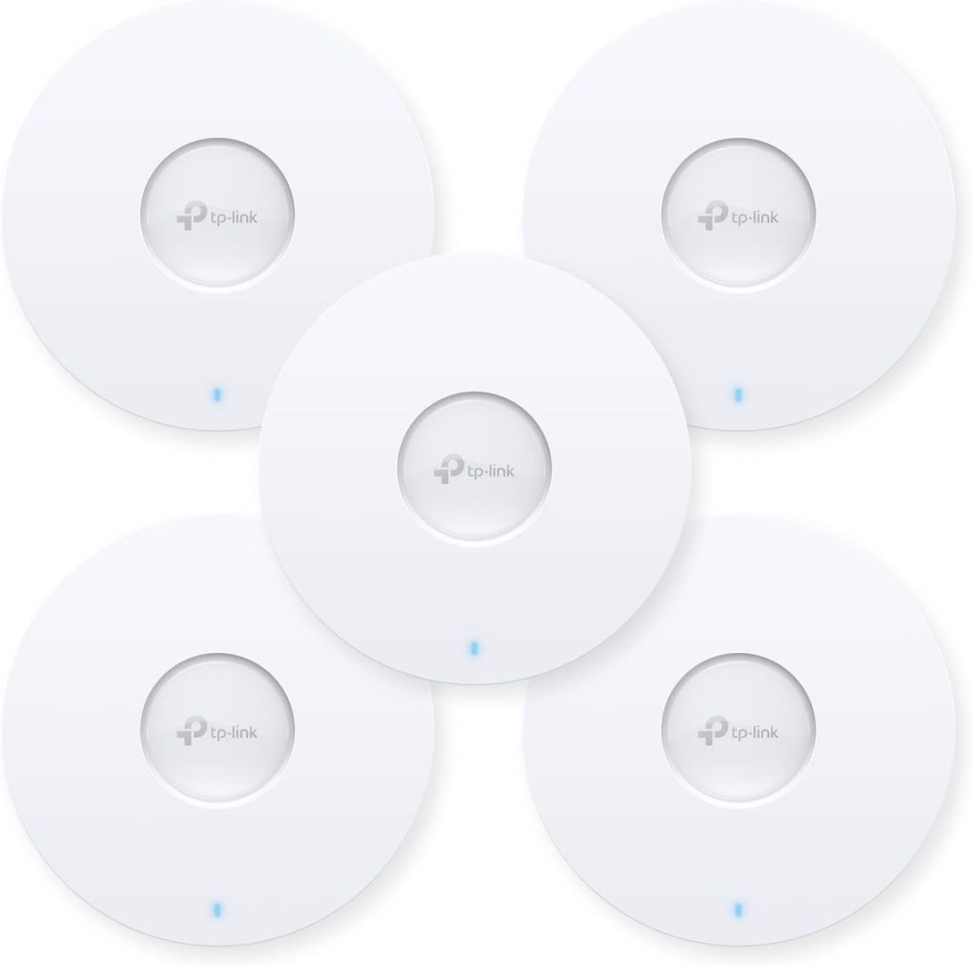 TP-Link EAP653 AX3000 Ceiling Mount WiFi 6 Access Point White (5-Pack) TP-Link EAP653 AX3000 Ceiling Mount WiFi 6 Access Point White (5-Pack)
