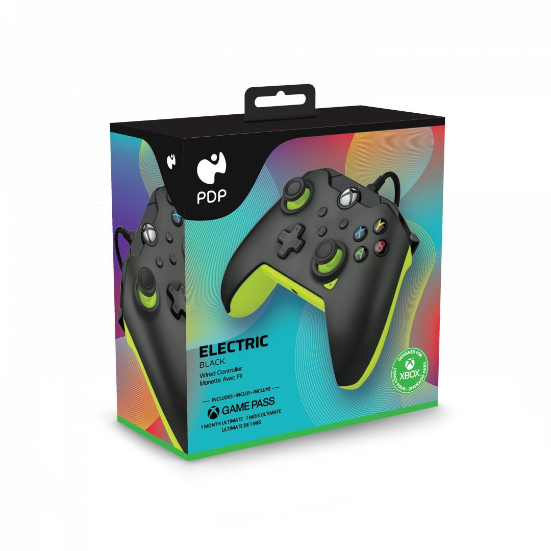 PDP Xbox Series X/S & PC USB Gamepad Electric Black PDP Xbox Series X/S & PC USB Gamepad Electric Black