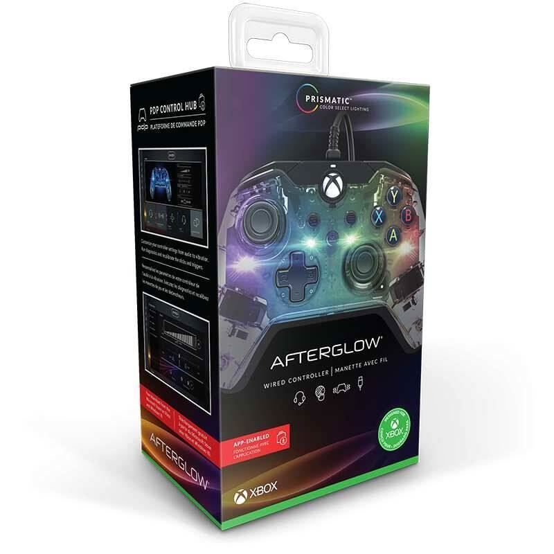 PDP Afterglow Wave Controller for Xbox Series X|S & PC Transparent PDP Afterglow Wave Controller for Xbox Series X|S & PC Transparent