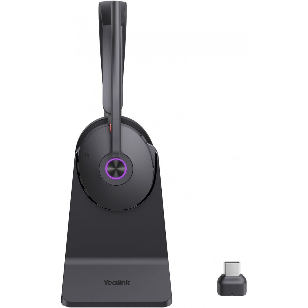 Yealink BH74 Dual UC Bluetooth Headset with Stand Black