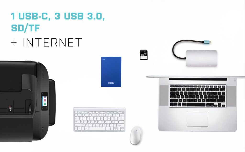 I-TEC USB-C Travel Nano Dock HDMI/VGA with LAN+Power Delivery 100W Grey