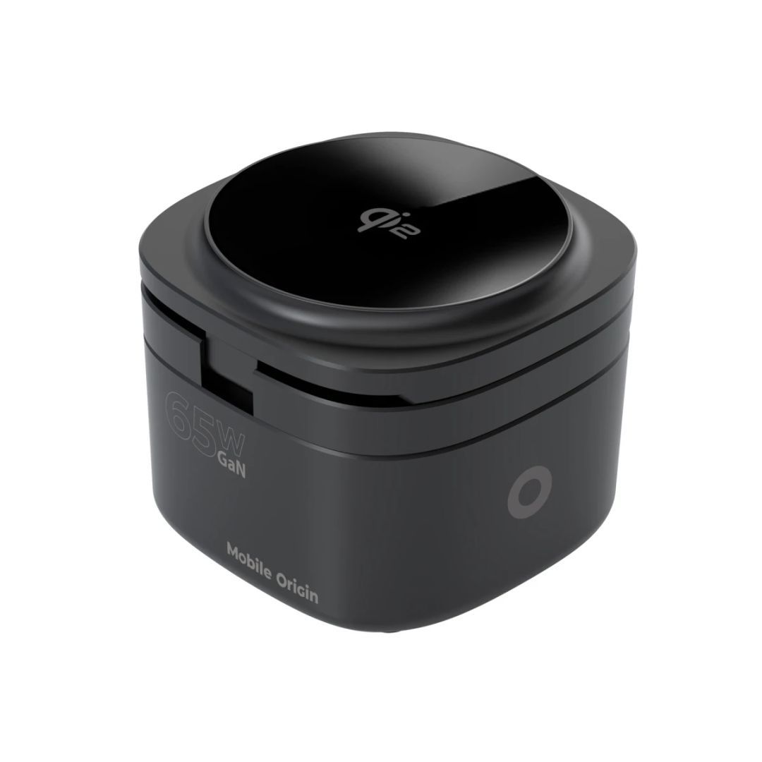 Mobile Origin 65W GaN 5in1 Foldable Qi2 Charger PW1