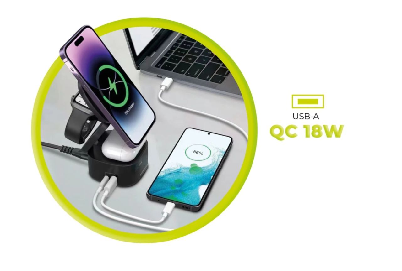 Mobile Origin 65W GaN 5in1 Foldable Qi2 Charger PW1