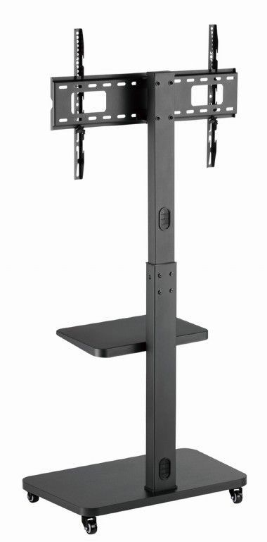 Gembird TVS-75S-02 TV floor stand with caster wheels 37"-75" Black