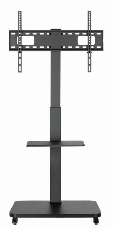 Gembird TVS-75S-02 TV floor stand with caster wheels 37"-75" Black