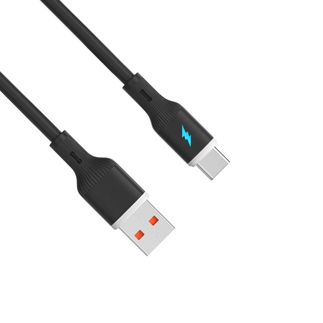 Akyga AK-USB-62 USB-A to USB-C 18W Cable 1m Black Akyga AK-USB-62 USB-A to USB-C 18W Cable 1m Black