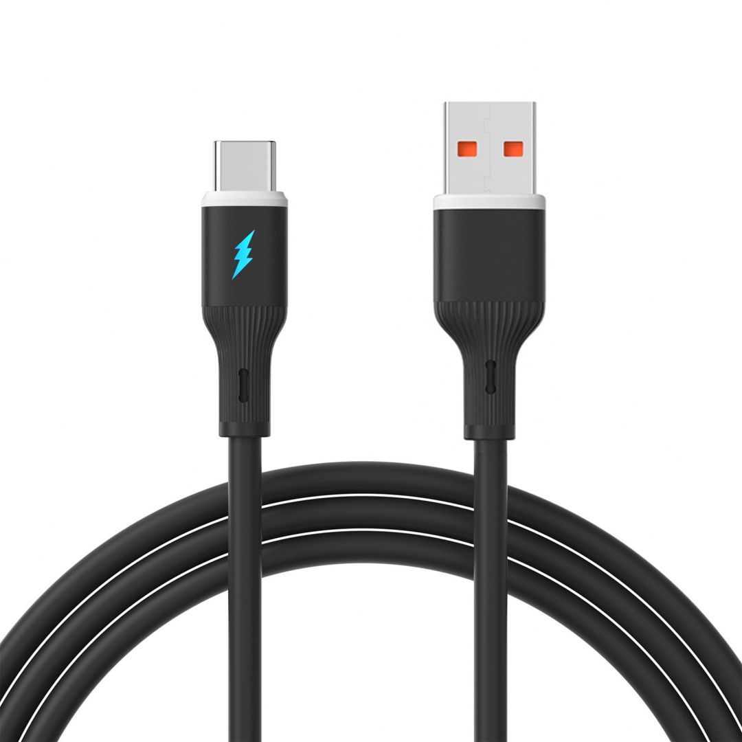 Akyga AK-USB-62 USB-A to USB-C 18W Cable 1m Black Akyga AK-USB-62 USB-A to USB-C 18W Cable 1m Black