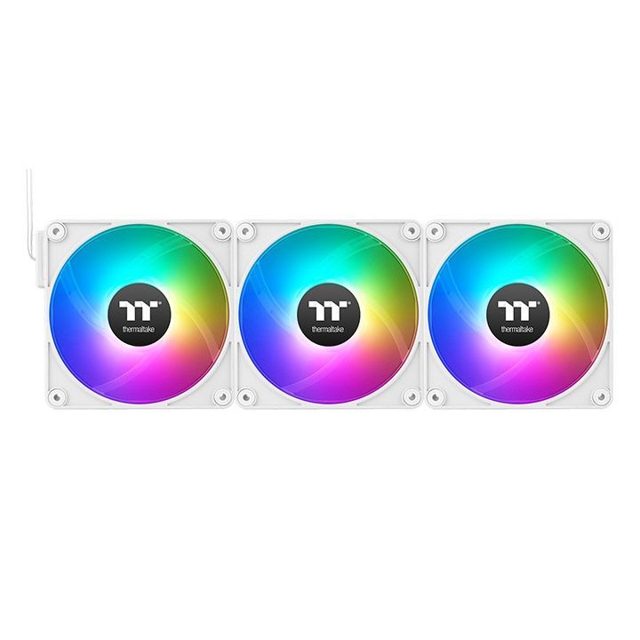 Thermaltake CT140 EX ARGB Sync PC Cooling Fan White (3-Fan Pack) Thermaltake CT140 EX ARGB Sync PC Cooling Fan White (3-Fan Pack)
