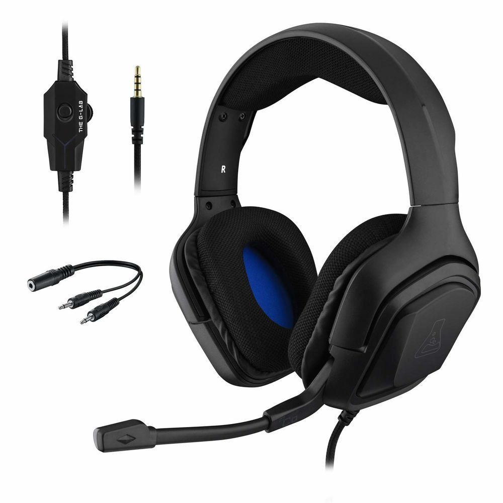 The G-Lab Korp Cobalt Gaming Headset Black The G-Lab Korp Cobalt Gaming Headset Black
