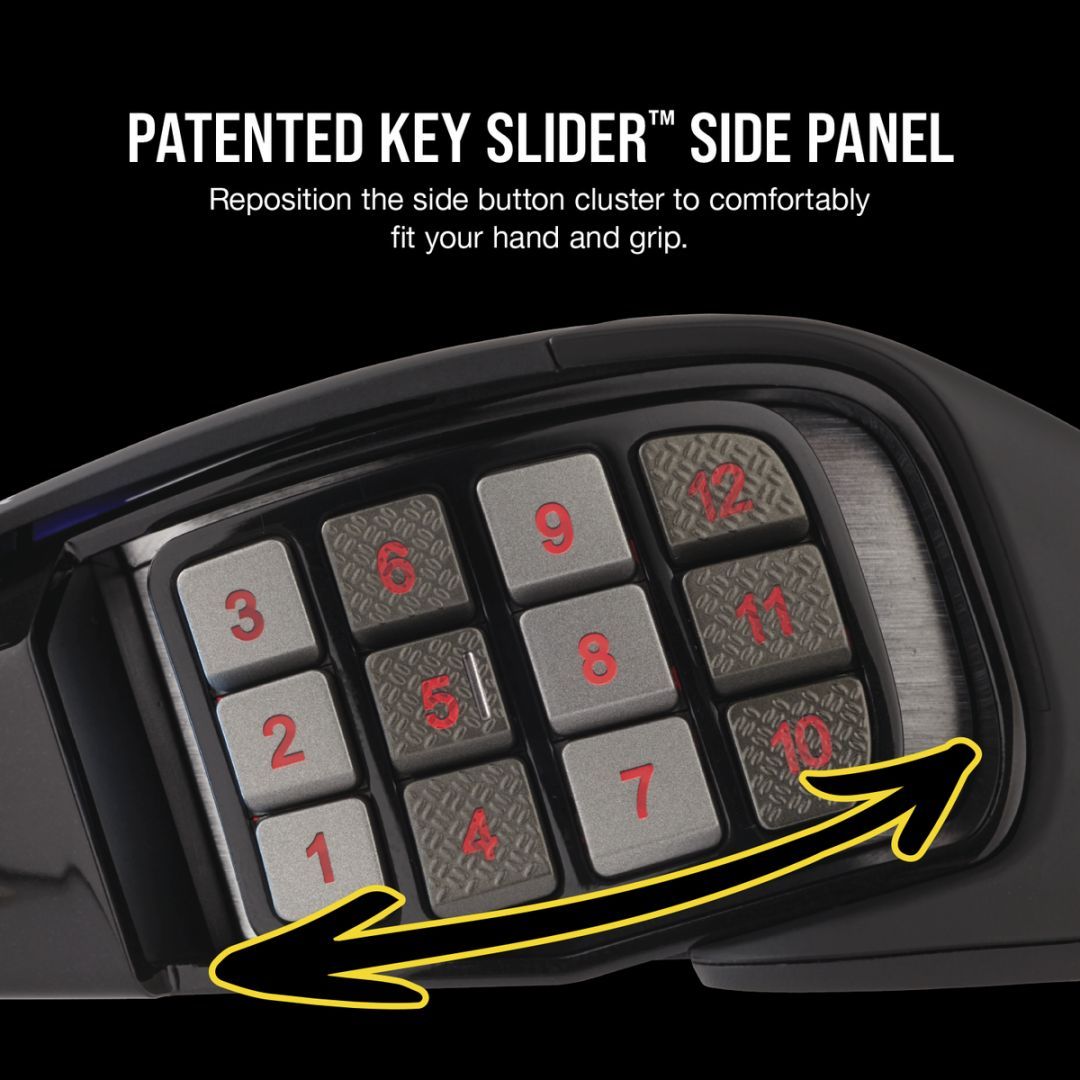 Corsair Scimitar RGB Elite MOBA/MMO Black Corsair Scimitar RGB Elite MOBA/MMO Black