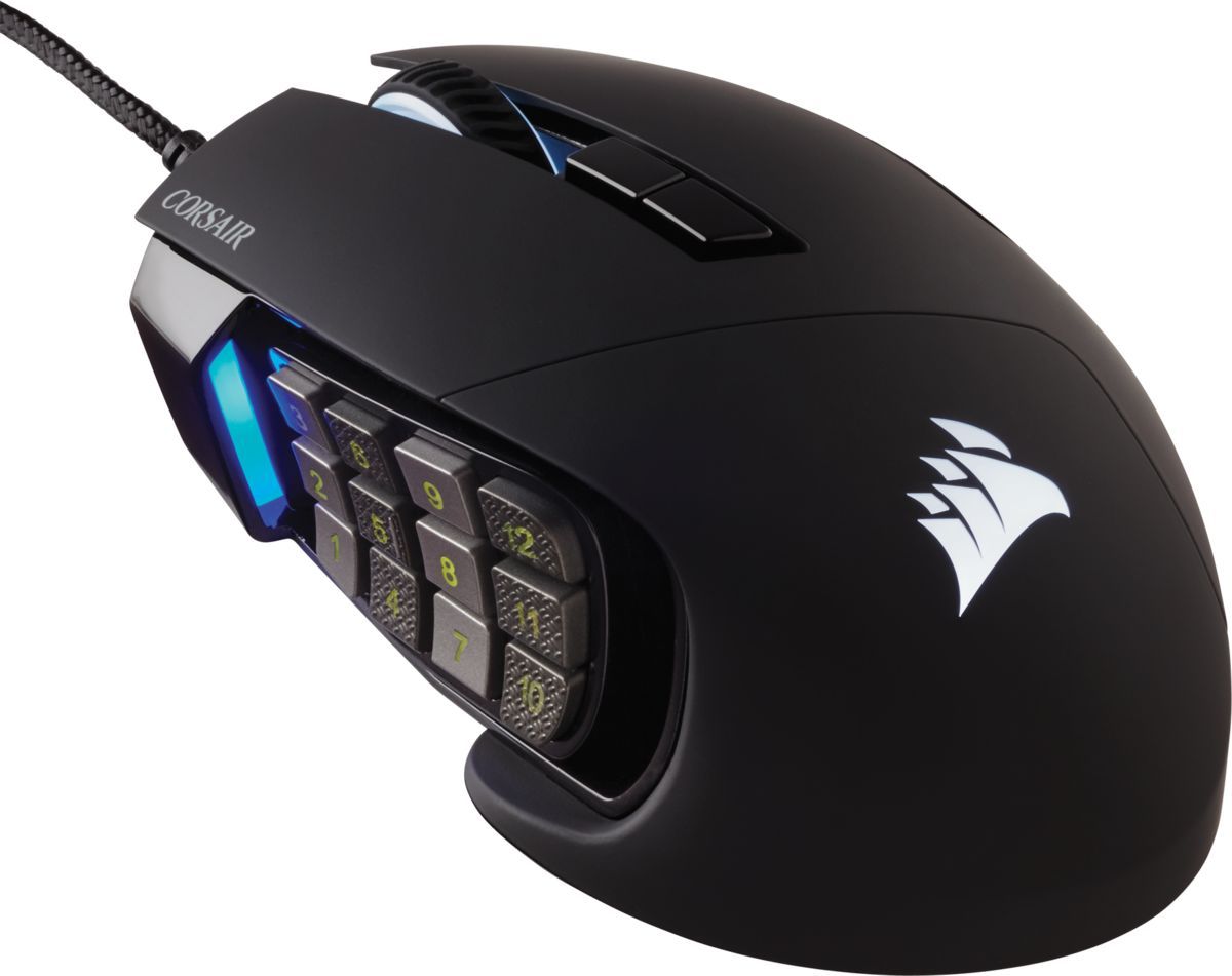 Corsair Scimitar RGB Elite MOBA/MMO Black Corsair Scimitar RGB Elite MOBA/MMO Black