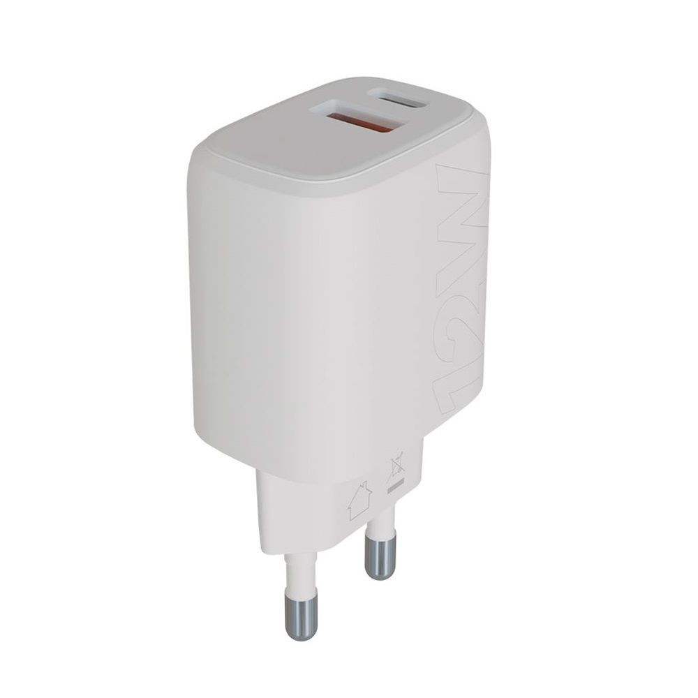 Avax CH312W SPEEDY USB A + USB C töltő adapter 12W White