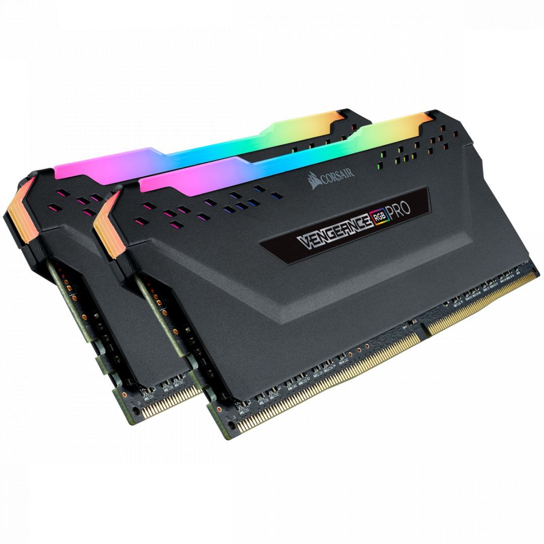 Corsair 32GB DDR4 2666MHz Kit(2x16GB) Vengeance RGB Pro Black Corsair 32GB DDR4 2666MHz Kit(2x16GB) Vengeance RGB Pro Black
