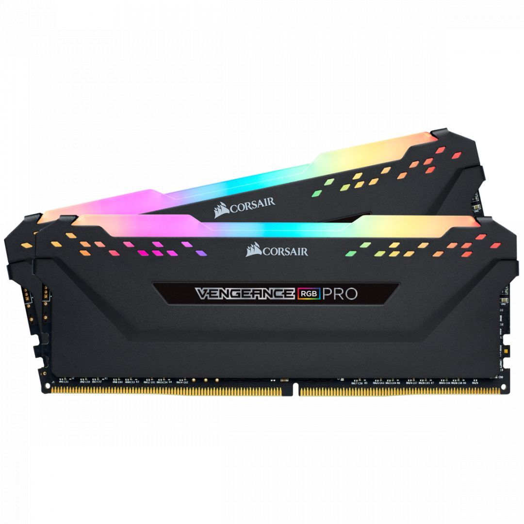Corsair 32GB DDR4 2666MHz Kit(2x16GB) Vengeance RGB Pro Black Corsair 32GB DDR4 2666MHz Kit(2x16GB) Vengeance RGB Pro Black