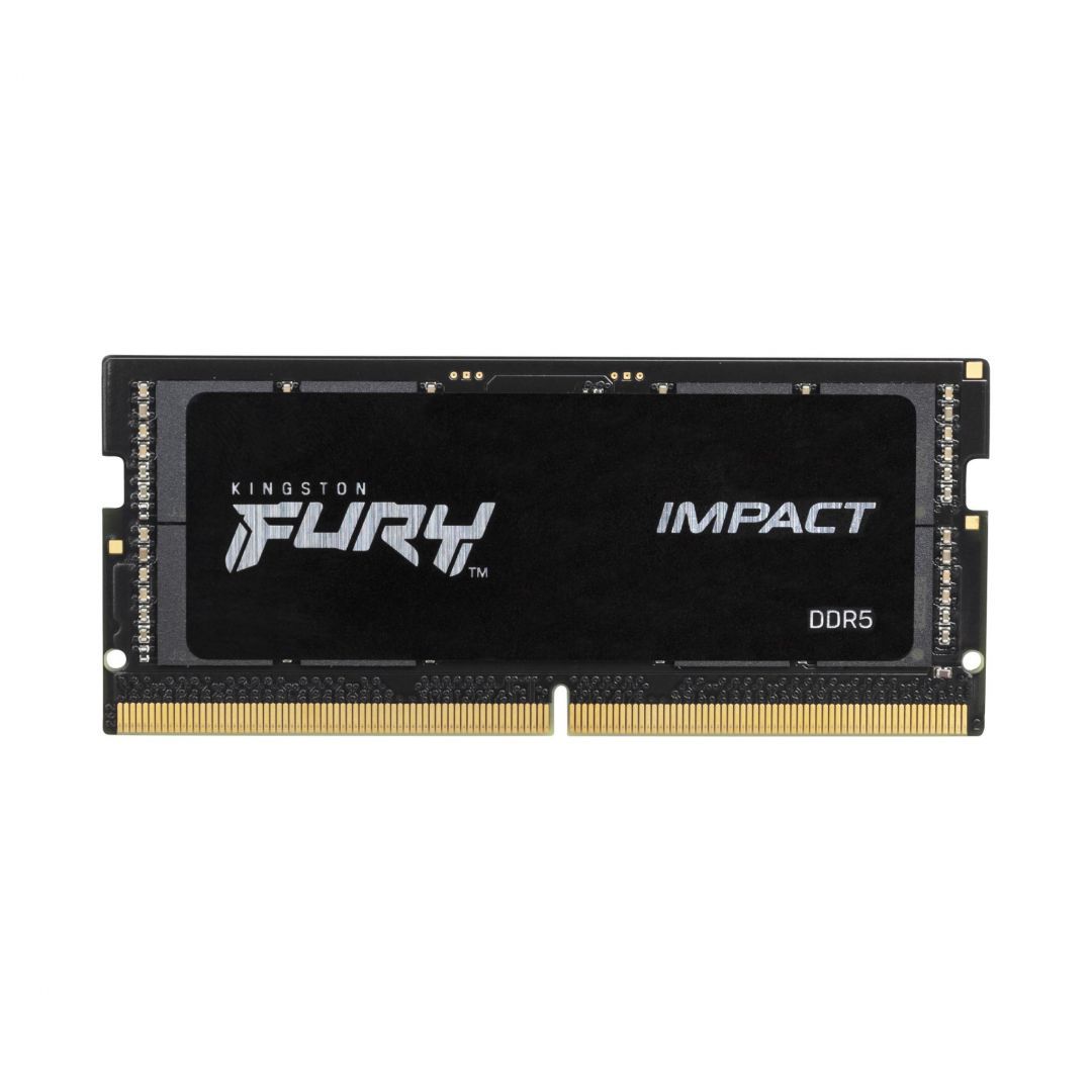 Kingston 16GB DDR5 6000MHz SODIMM Fury Impact Black Kingston 16GB DDR5 6000MHz SODIMM Fury Impact Black