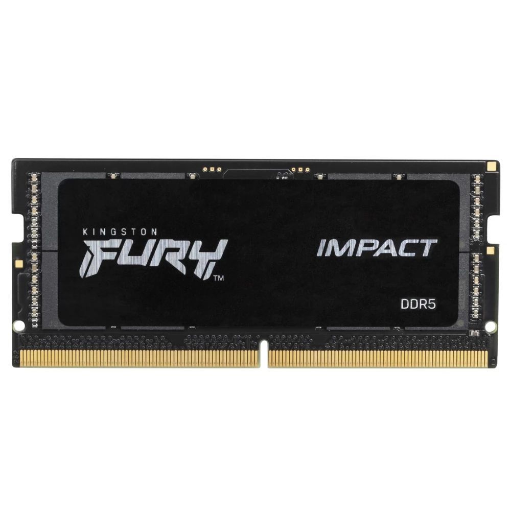 Kingston 8GB DDR5 4800MHz SODIMM Fury Impact Black Kingston 8GB DDR5 4800MHz SODIMM Fury Impact Black