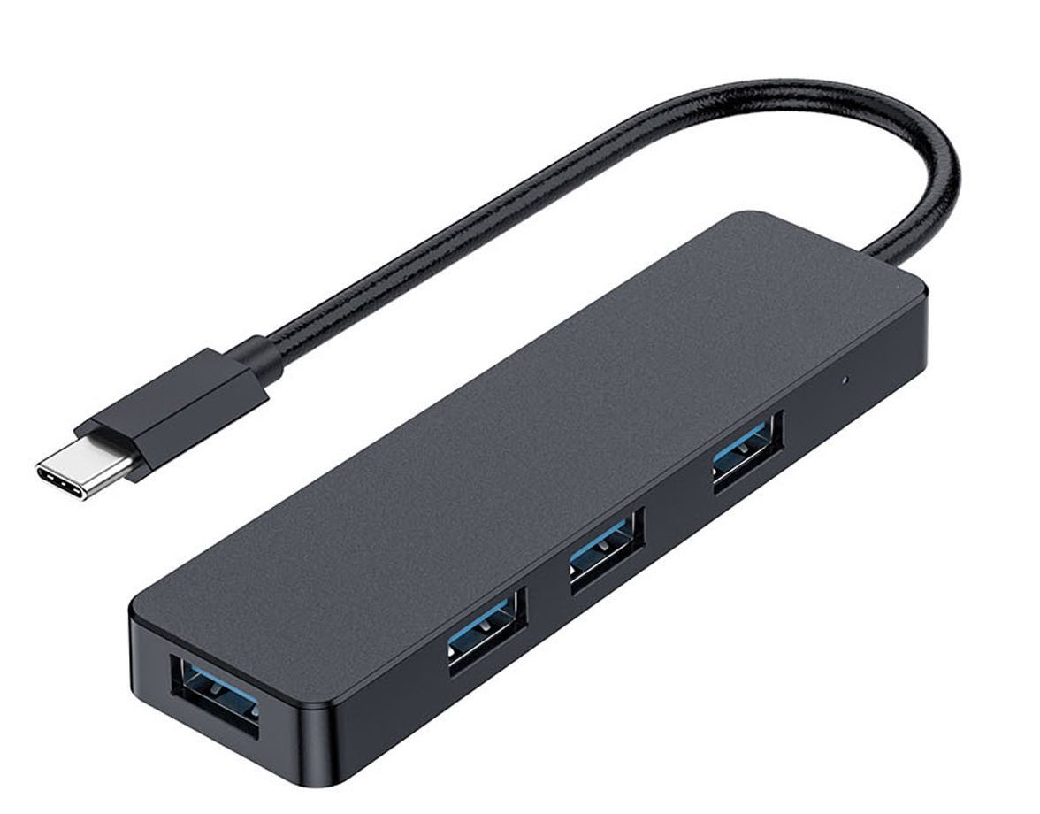 Gembird 4-portos USB3.1 HUB Black Gembird 4-portos USB3.1 HUB Black