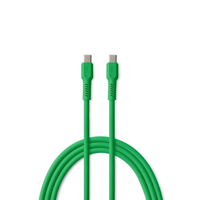 COLORUM USB-C to USB-C cable 1,8m Green COLORUM USB-C to USB-C cable 1,8m Green