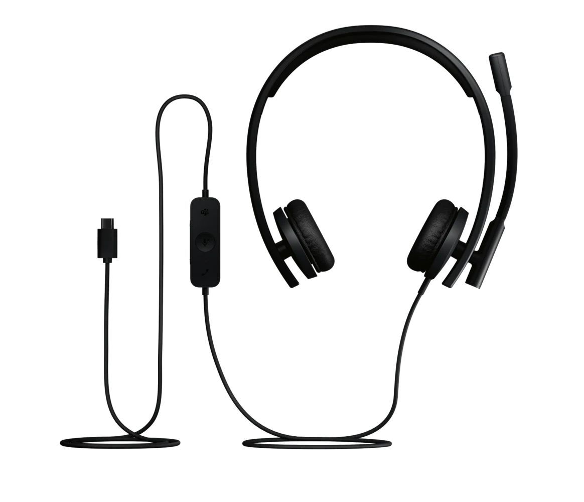 Logitech H570E Teams USB-C Stereo Headset Black Logitech H570E Teams USB-C Stereo Headset Black